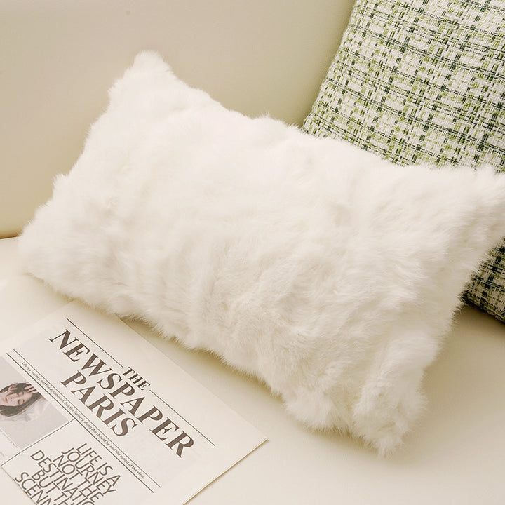 Botanical Patterned Soft Decorative Pillow