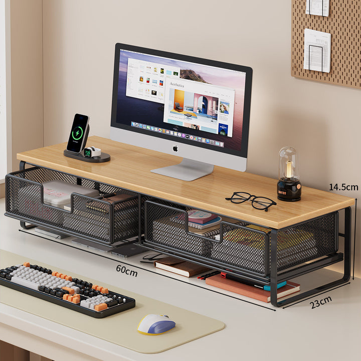 Multi-Functional Wire Mesh Desktop Organizer