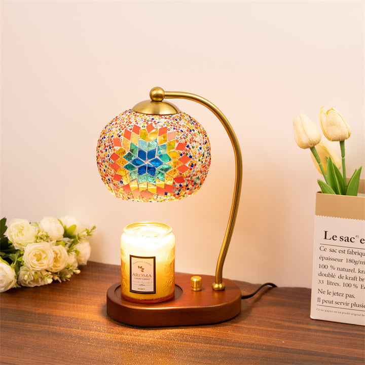 Mosaic Glass Table Lamp