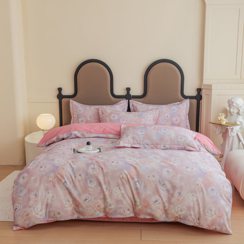 Nature-Inspired Botanical Print Duvet Cover Set