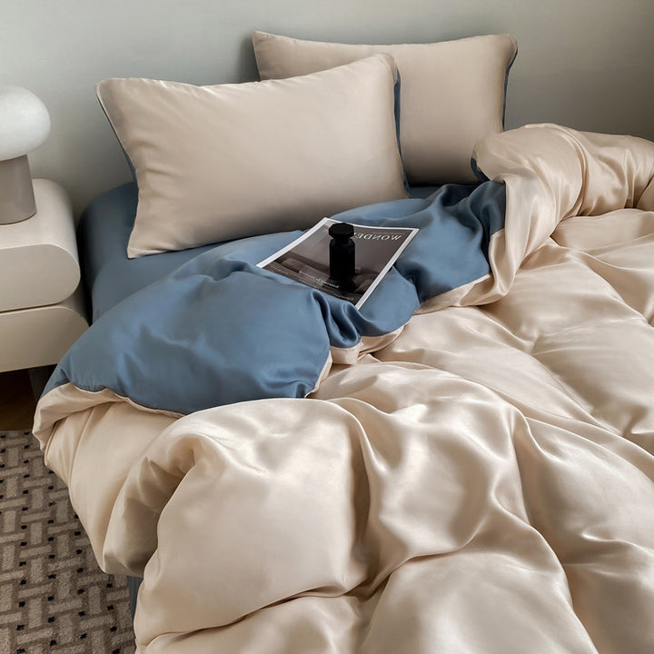 Luxurious Silk Duvet Cover Set