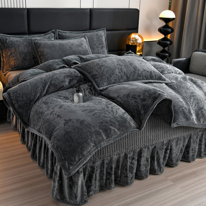 Luxurious Plush Velvet Comforter Set