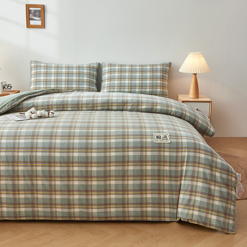 Luxurious Striped Duvet Cover Set