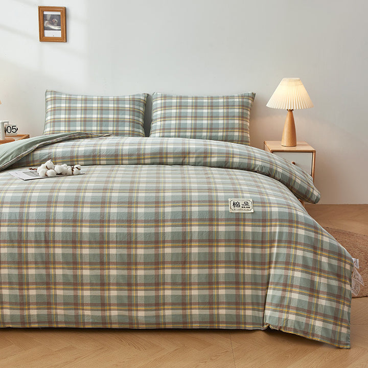 Luxurious Striped Duvet Cover Set
