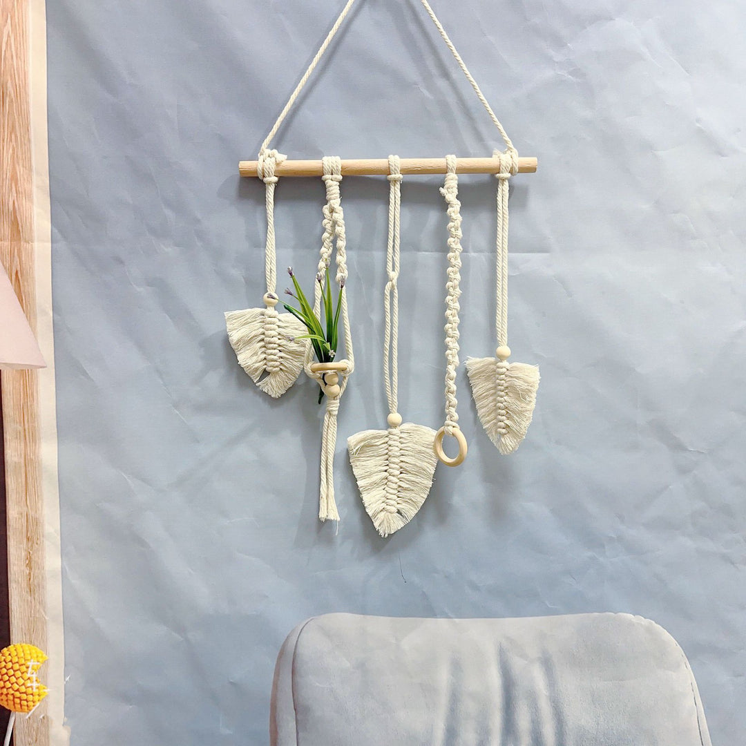 Decorative Macrame Leaf Wall Hanging