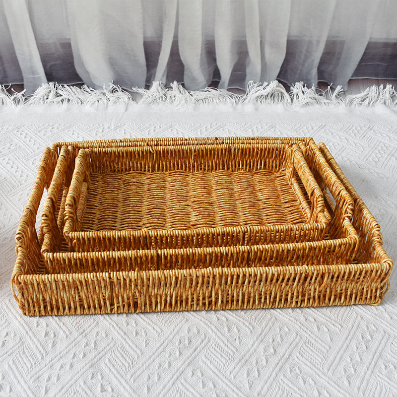 Handcrafted Woven Serving Tray 1789539525