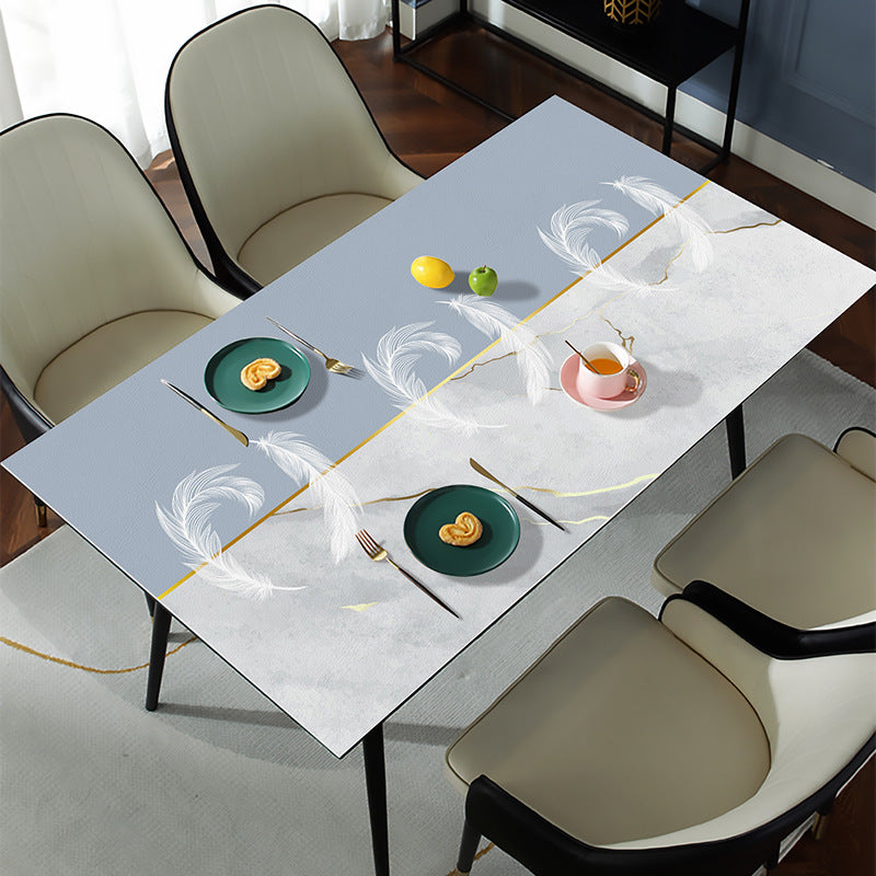 Elegant Marble Design Table Runner for Dining