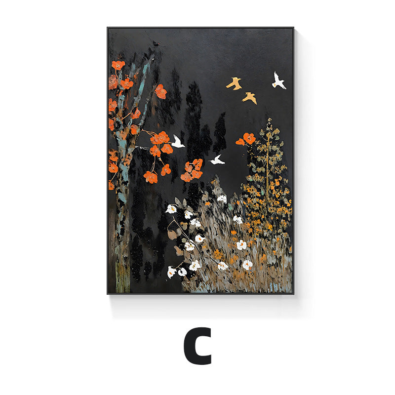 Asian-Inspired Decorative Framed Wall Art
