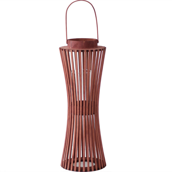 Modern lantern with braided design