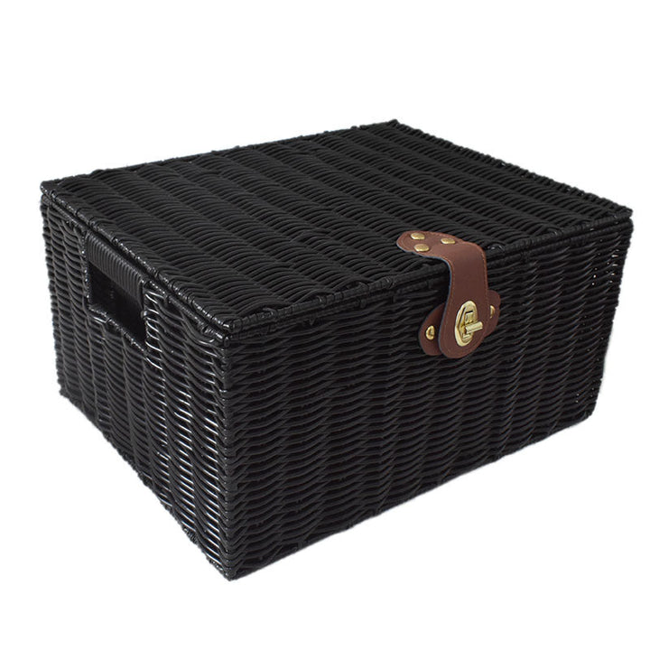 Elegant Woven Storage Chest