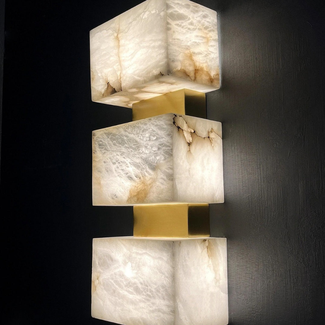 Artistic Alabaster Wall Lamp