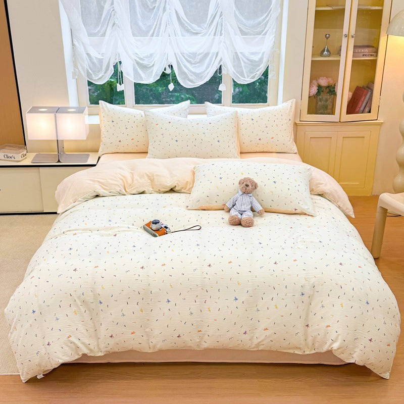 Whimsical Cartoon-Themed Duvet Cover Set
