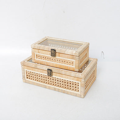 Handcrafted Decorative Woven Storage Box