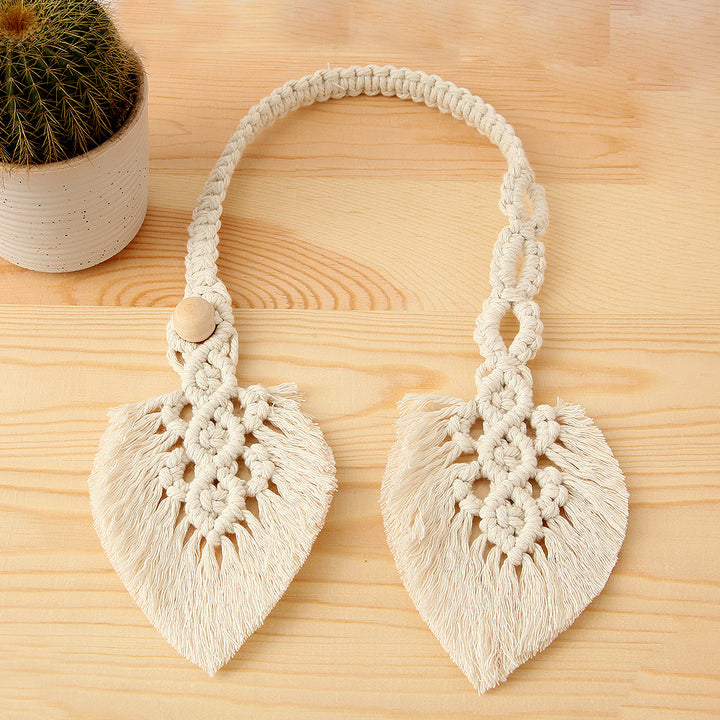 Macrame Curtain Tieback