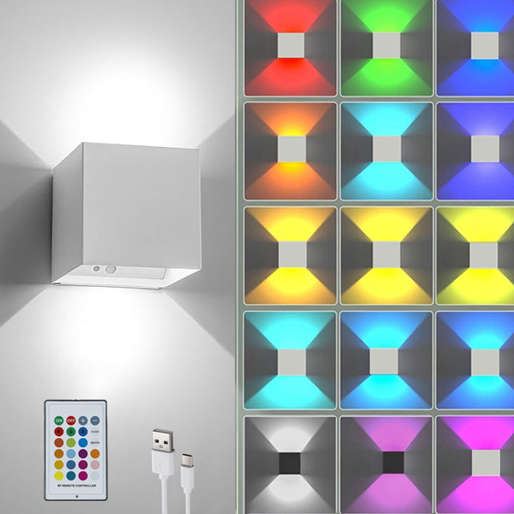 RGB color change wall light