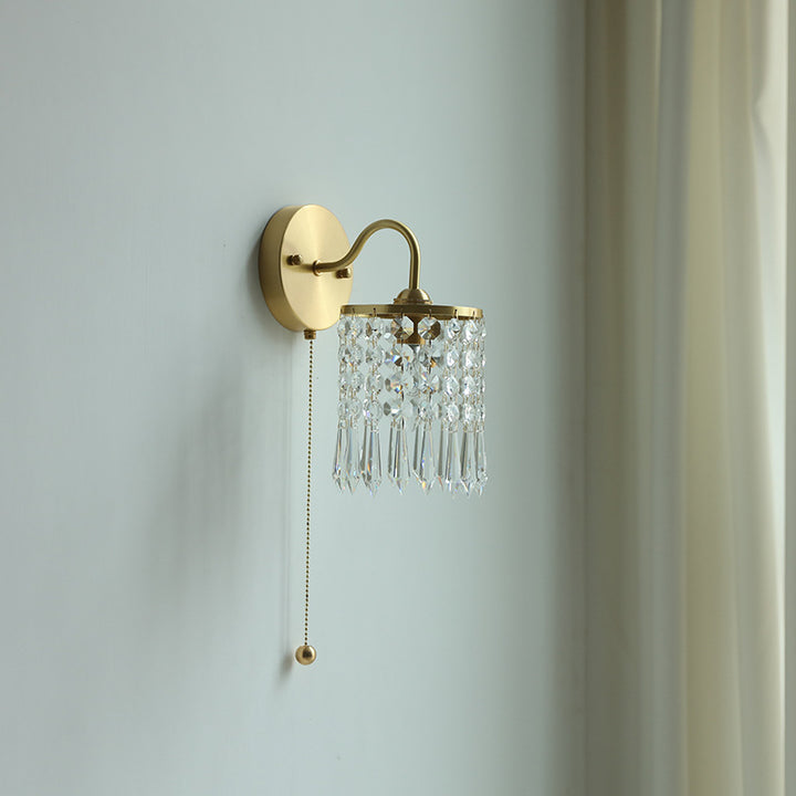 Crystal Hanging Wall Lamp