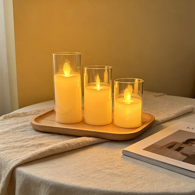 LED Scented Candle with Flame Effect