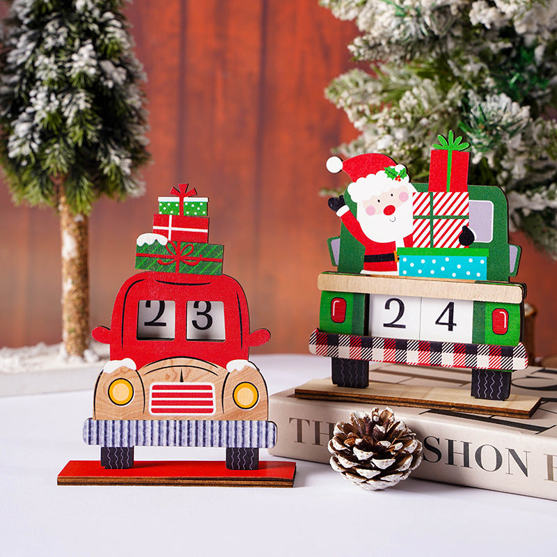 Advent calendar with Santa Claus motif