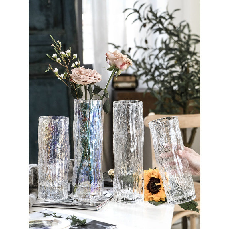 Artistic Glass Cylinder Vase