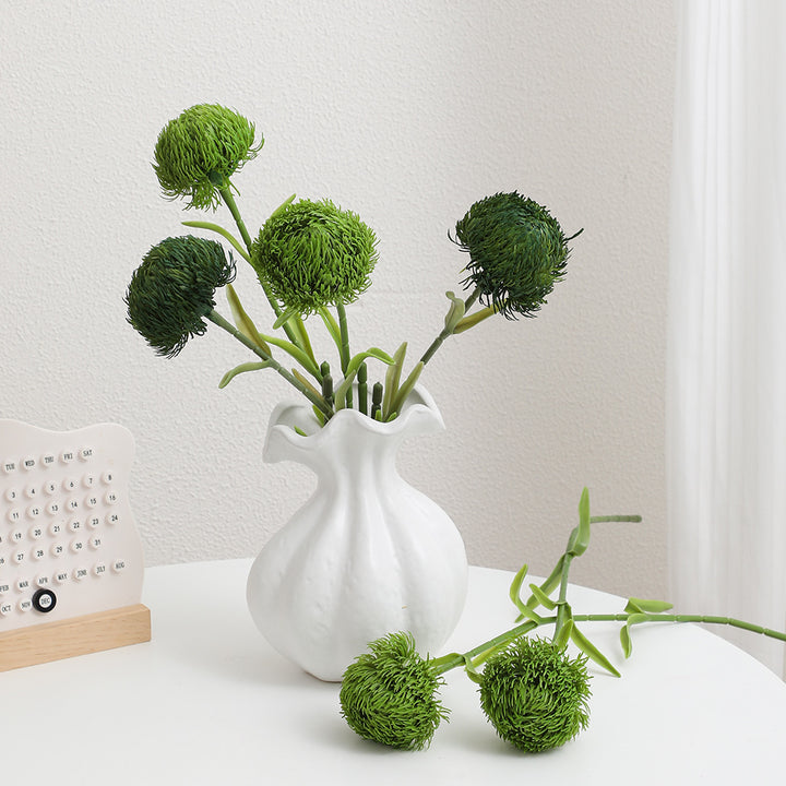 Decorative artificial flower branch with a natural appearance