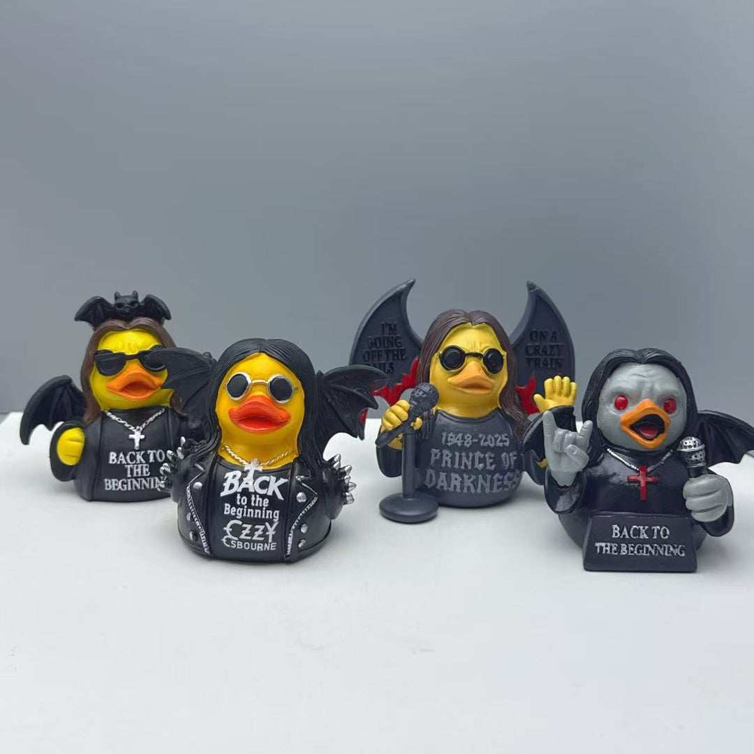 Funny rubber duck with rocker design