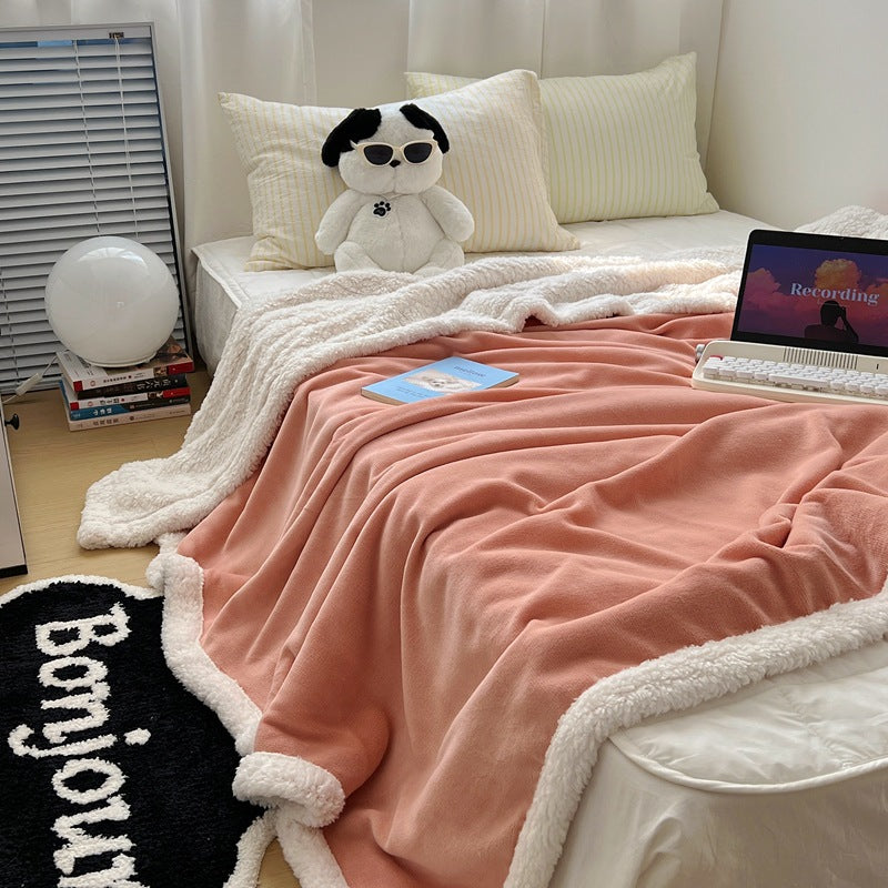 Fluffy Sherpa-Fleece Blanket