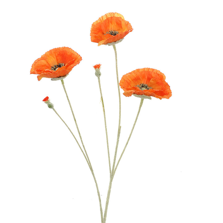 Artificial Romantic Poppy Bouquet