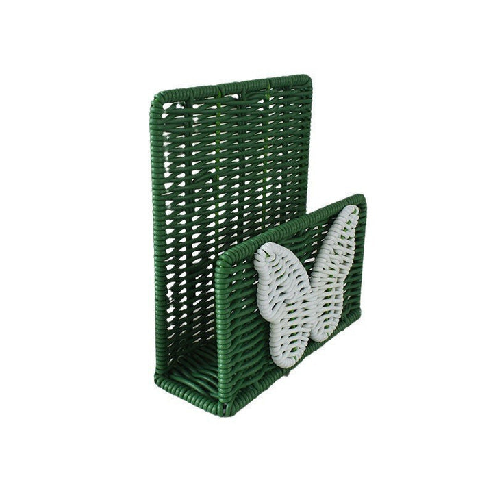 Decorative Butterfly Woven Storage Basket