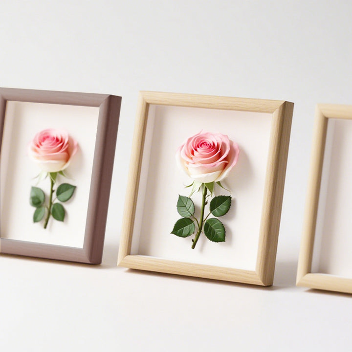 Elegant Framed Floral Art