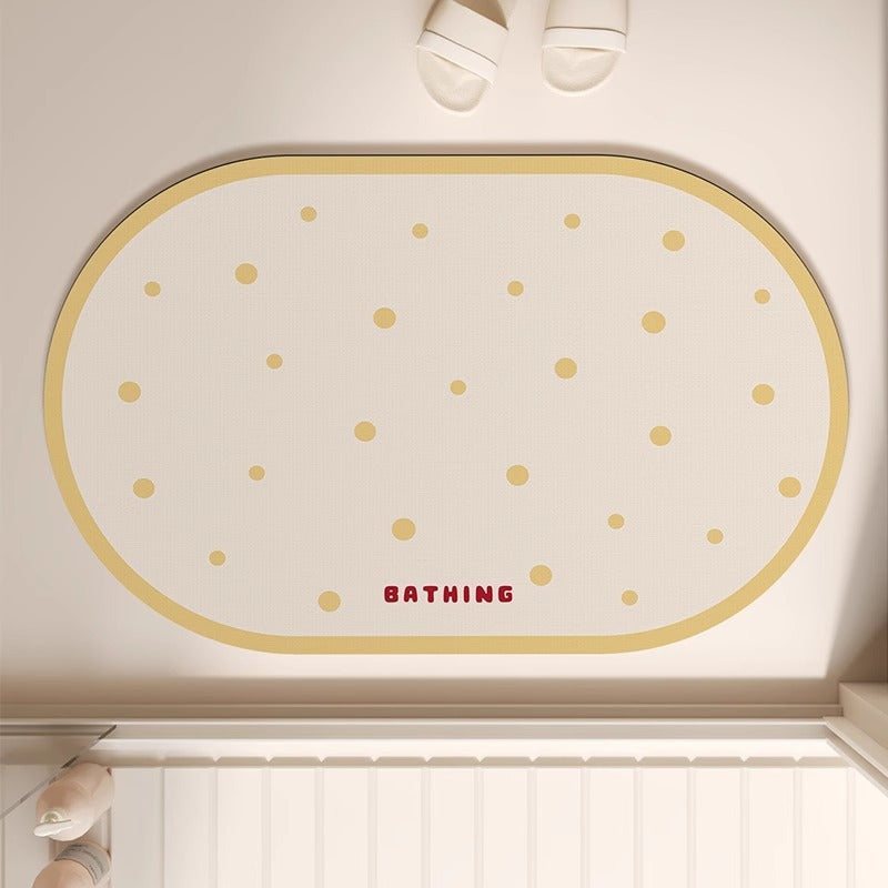 Playful Bath Mat for Bathroom Floor Decor