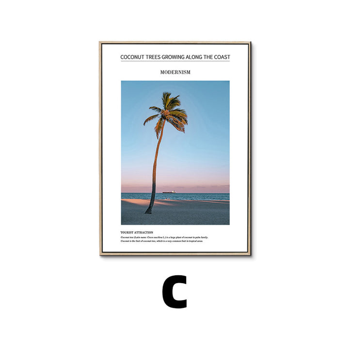 Coastal Landscape Framed Art Print