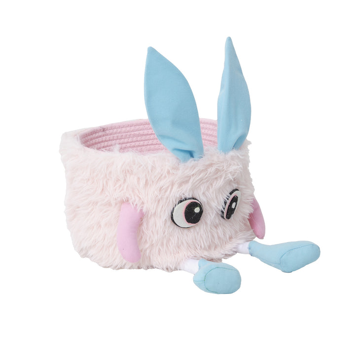 Playful storage basket with animal motif