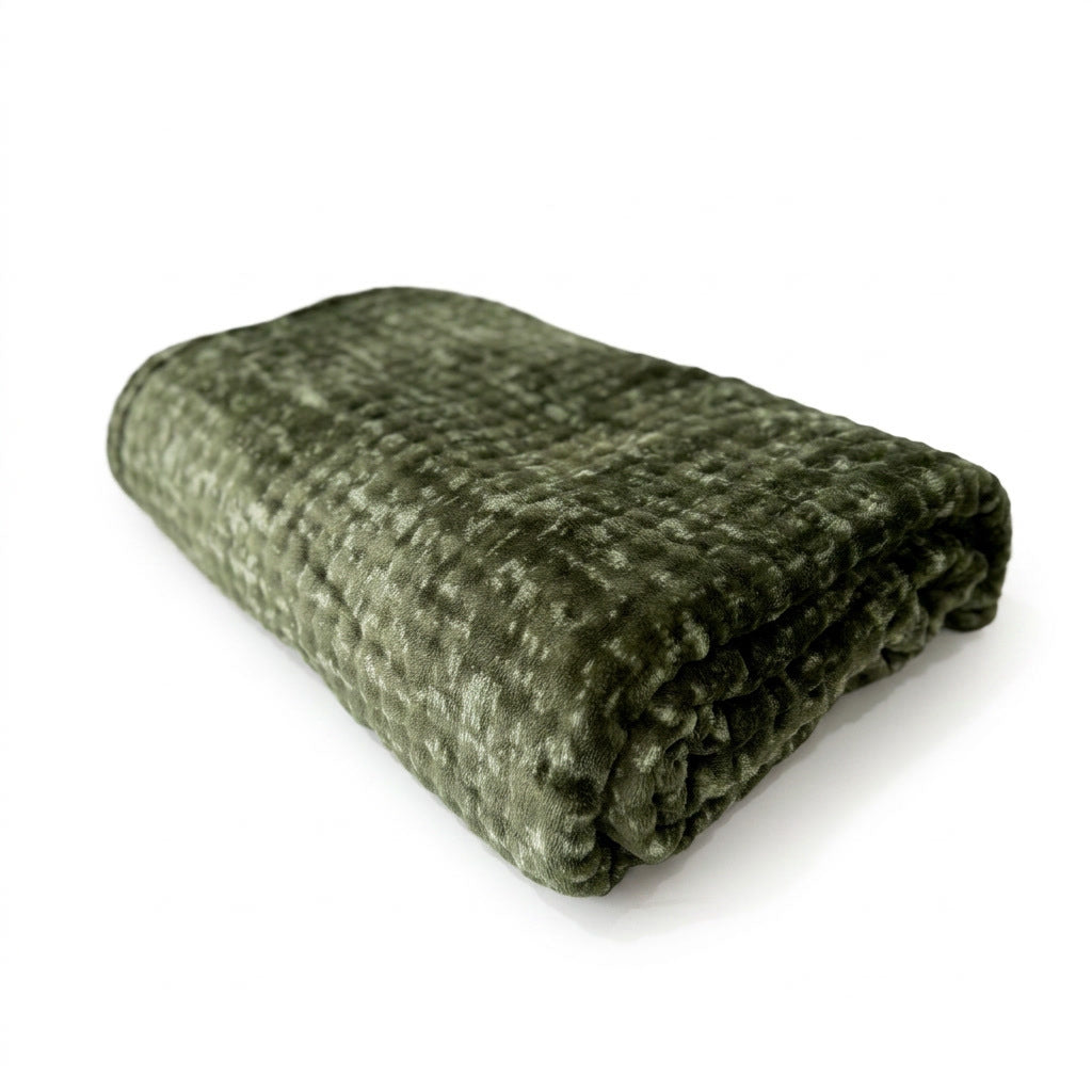 Soft Textured Throw Blanket