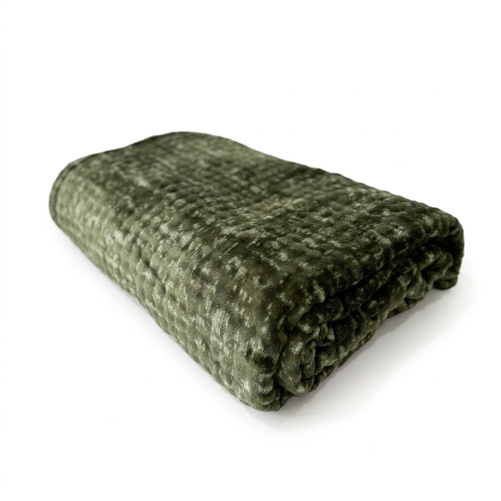 Textured Warm Throw Blanket
