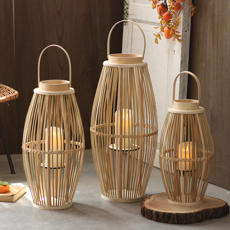 Handcrafted lantern in Scandinavian style