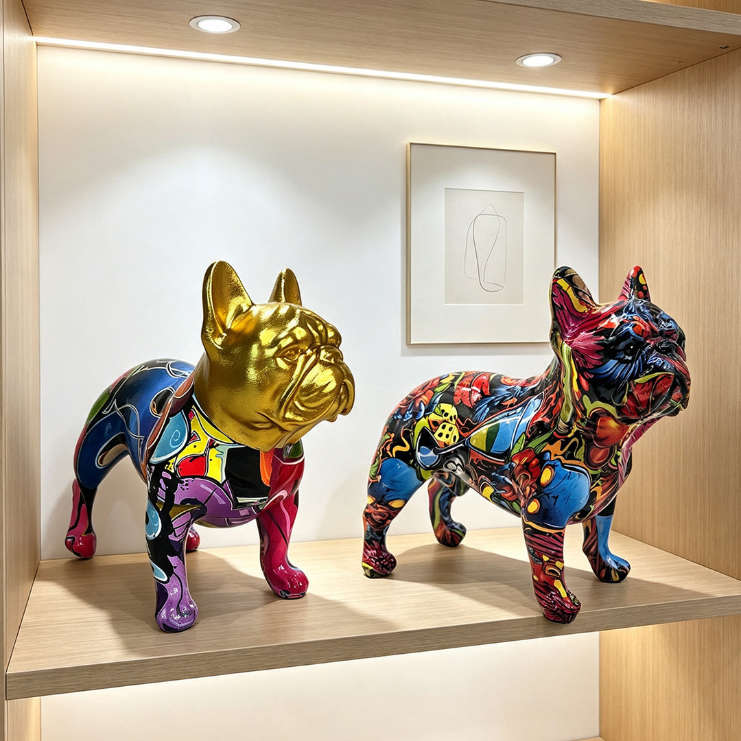 Decorative figure of a French Bulldog