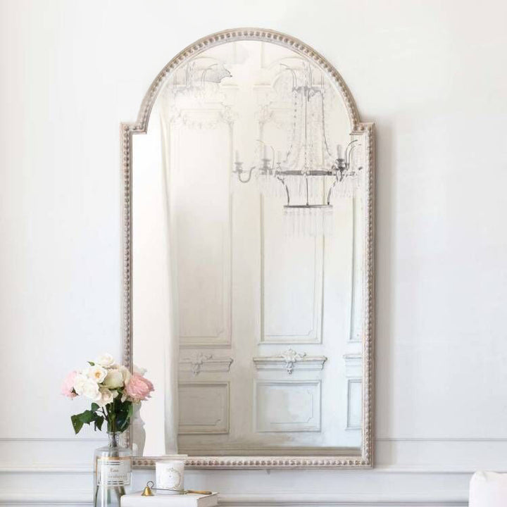 Arched Elegant Framed Wall Mirror