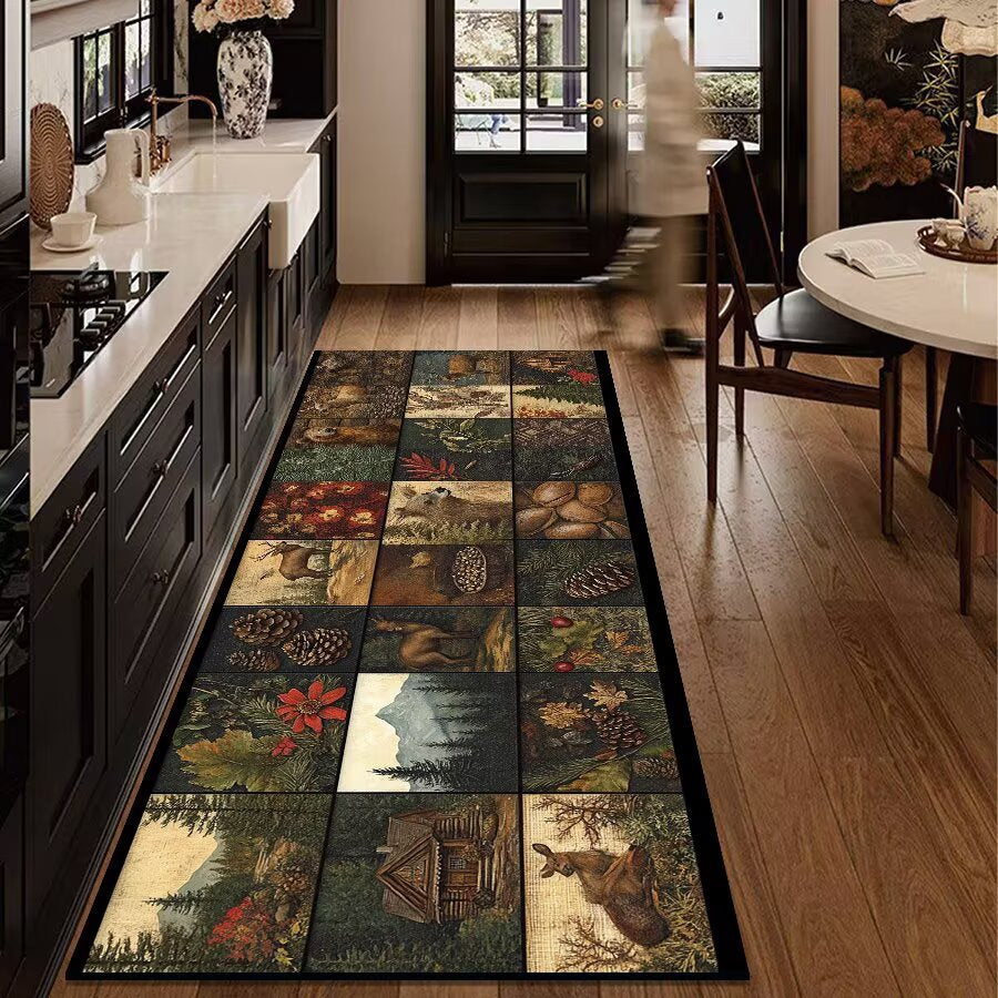 Rustic Outdoor Adventure Area Mat