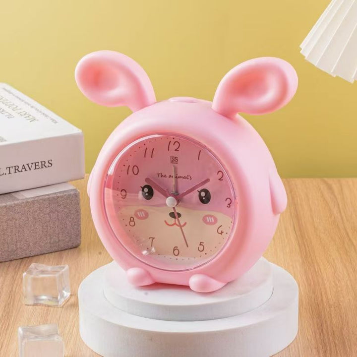 Funnier children's alarm clock in creative rabbit design