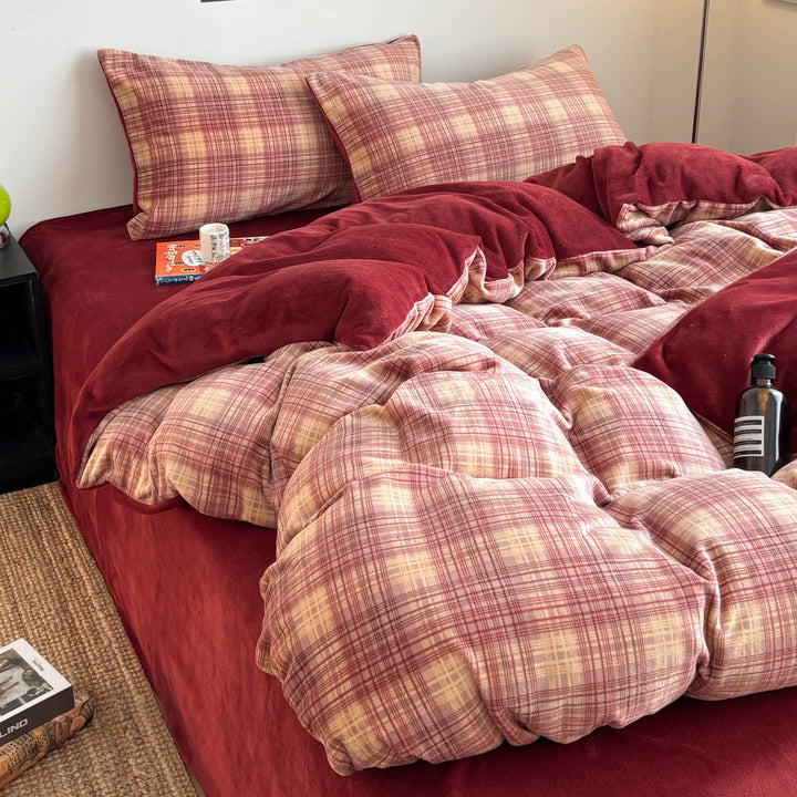 Textured Striped Comforter Set