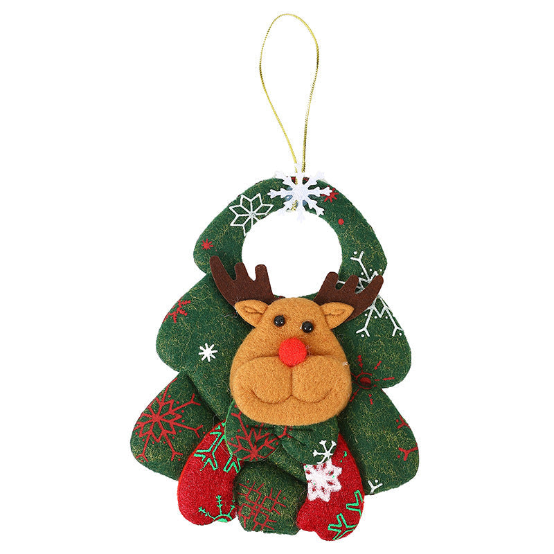 Christmas tree ornament in reindeer design