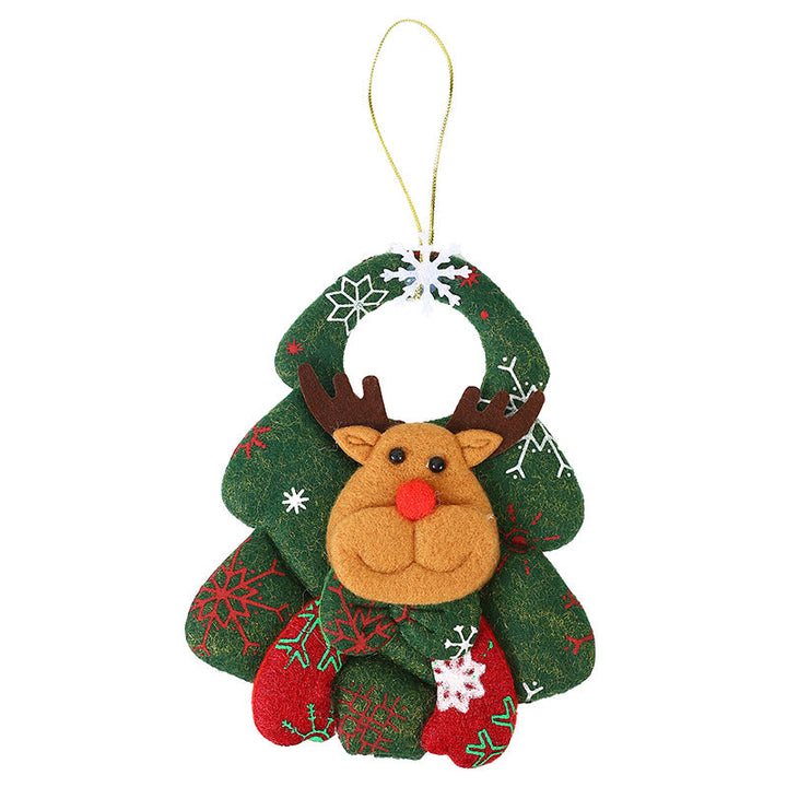 Christmas tree ornament in reindeer design