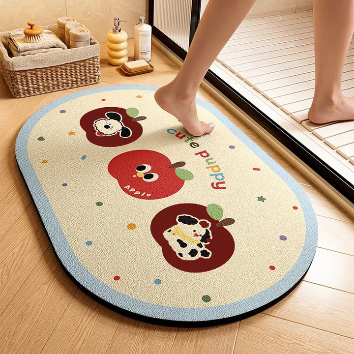 Cute Animal-Themed Memory Foam Bath Mat Avarnia