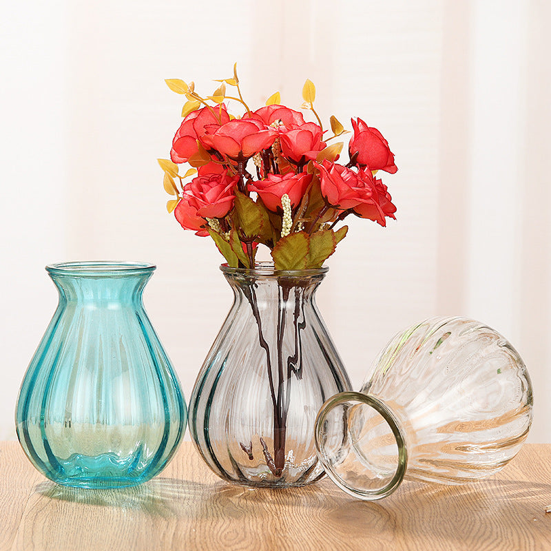 Elegant Curved Glass Vase