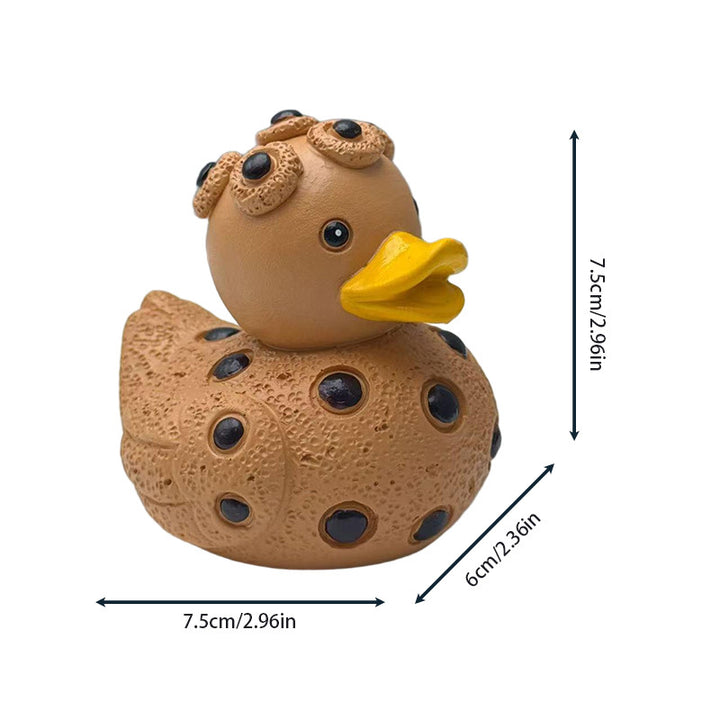 Decorative figure rubber duck with surprise element