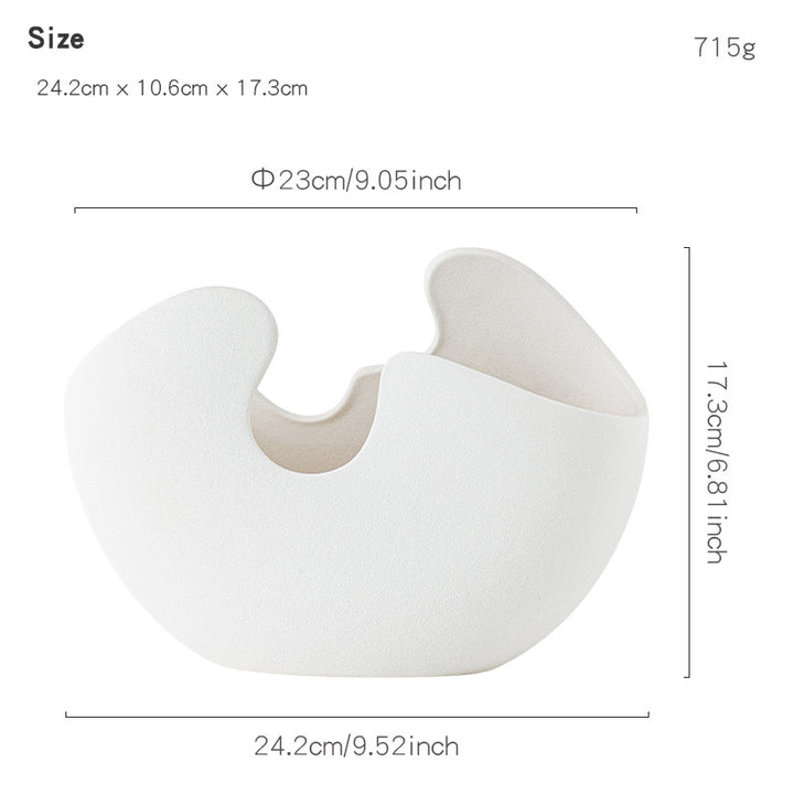 Elegant and modern ceramic vase