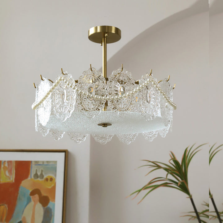 Elegant, vintage-inspired chandelier