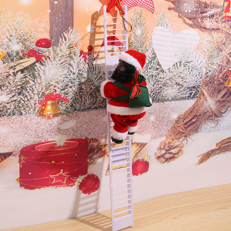 Decorative Santa Claus with ladder
