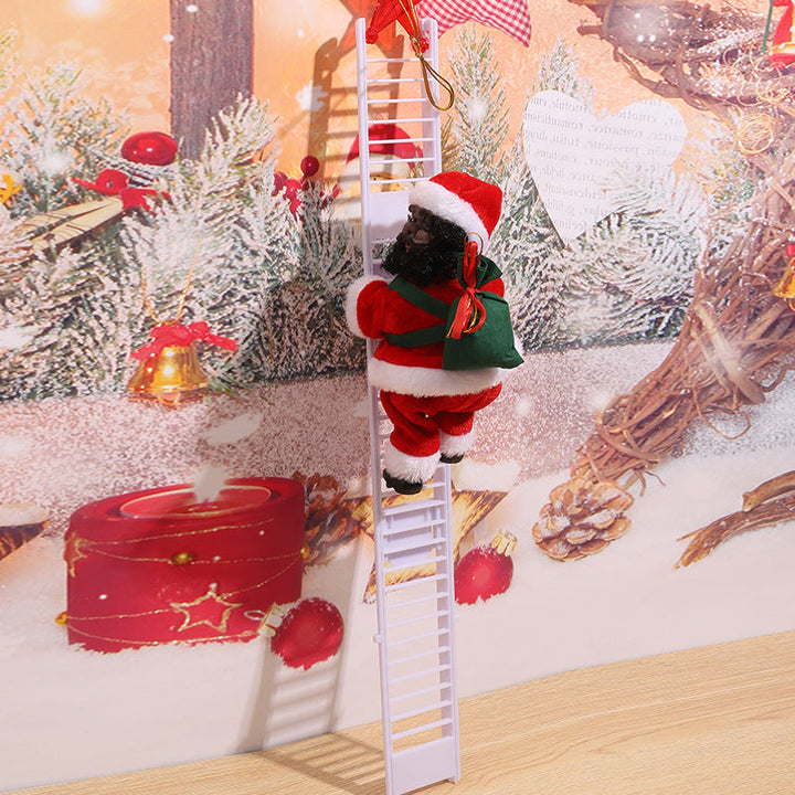 Decorative Santa Claus with ladder