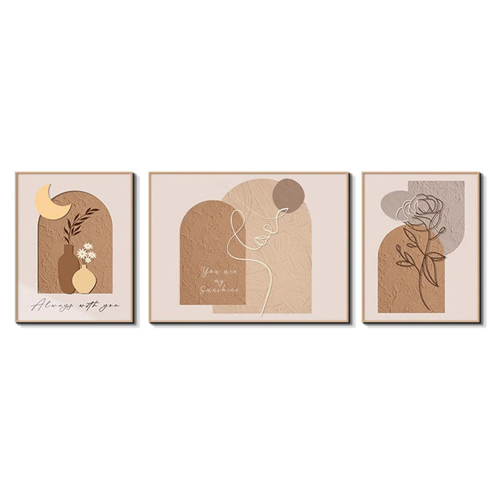 Decorative Three-Piece Art Print Set
